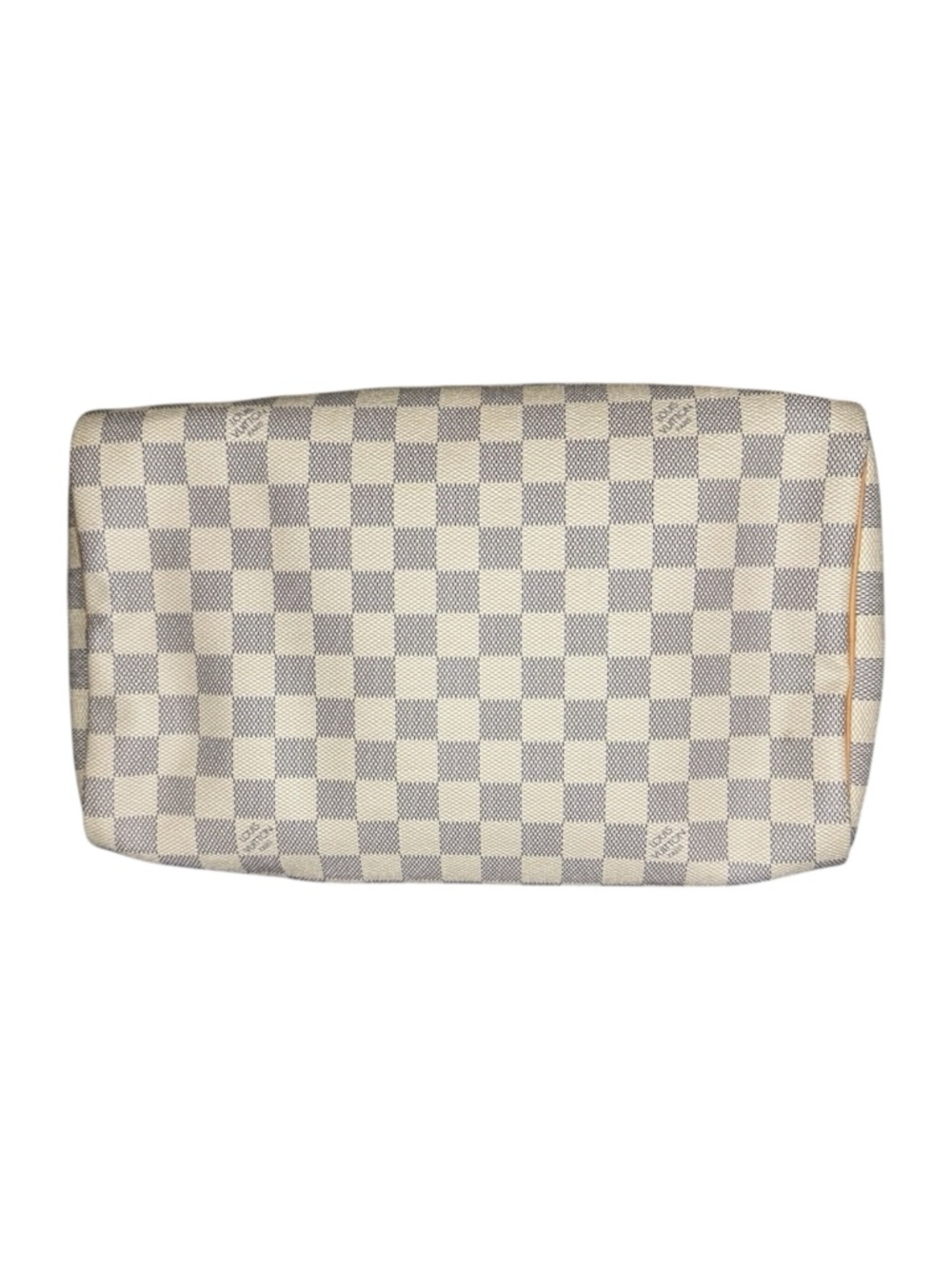 Louis Vuitton Damier Azur Speedy 30 Bag in White and Tan Excellent Condition - Picture 5 of 11